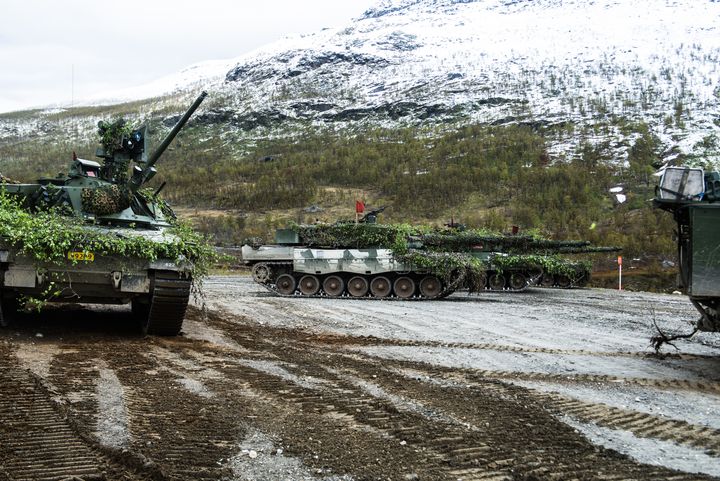 Brigade Nord i skarpskyting på Setermoen torsdag 9. juni. Foto:
Fredrik Winness Rignes, Hæren