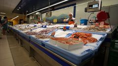 Sjømatdisken i spanske Bilbao bugner av godsaker. Den levendelagrede norske torsken er også på plass. Foto: Geir Sogn-Grundvåg, Nofima