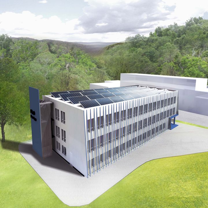 Visualisering av ferdig bygg