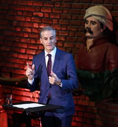 Jonas Gahr Støre trakk fram redningsmennene og -kvinnene på sjøen.
