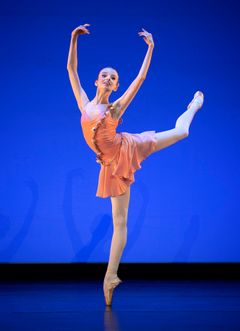 Sofia Blok Lysvåg fikk 3.plass i ballettkonkurransen Prix du Nord. Foto: Jörg Wiesner