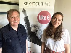 Seniorrådgiver Vilde Graff Senje hos Foreningen Sex og Politikk mener mange seksuelle overgrep mot barn og unge kunne vært unngått med bedre seksualitetsundervisning. Her sammen med daglig leder Tor-Hugne Olsen.