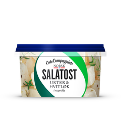 OsteCompagniets Norsk Salatost Urter & Hvitløk
