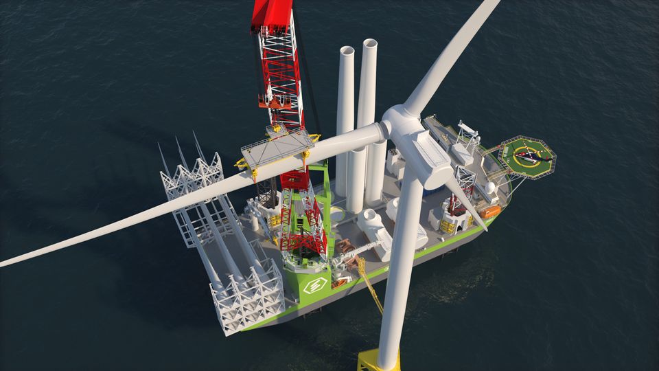 Next-generation offshore wind turbine installation vessel-02-Image credit Eneti Inc