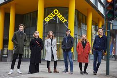 Fra venstre: Jonas Guriby Dahl, Eldbjørg Aaraas Hånde, Siv Fredriksen Kaarstad, Ådne Iversen, Cecilie Erland, Jon Haugvaldstad Vik. Foto: Catchlight Fotostudio.