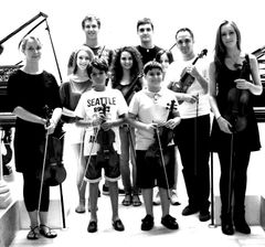 Elever (11-19 år) ved musikkskolen The Ivan Galamian International Academy i Málaga, Spania.