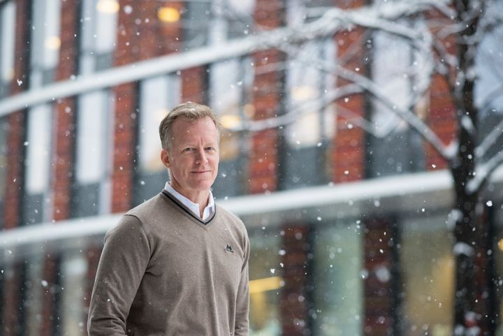 – Jeg er veldig glad og stolt over at vi nå har blitt et universitet, sier OsloMet-rektor Curt Rice. Foto: Sonja Balci