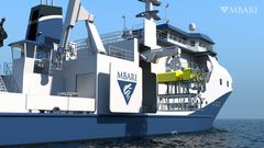 ABB fremtidssikrer bærekraftig drift av havforskningsfartøy i California (Foto Glosten © 2021 MBARI).