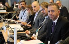 Norges delegasjonsleder, Ivar Myklebust, til høyre i bildet. Foto: Miljødirektoratet.