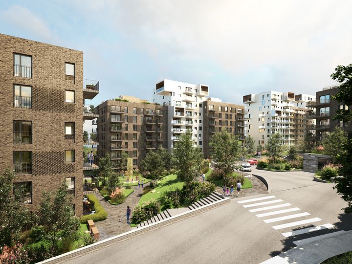 AF Gruppen has signed a contract with OBOS Nye Hjem to build the second stage of the “Røakollen” housing development at Røa in Oslo.
