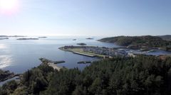 Her i skjærgården utenfor Lindesnes skal undervannslaboratoriet ExpOcean bygges. Foto: Lindesnes Havhotell