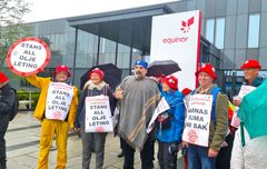 Equinor demonstrasjon. Foto Ola Dimmen