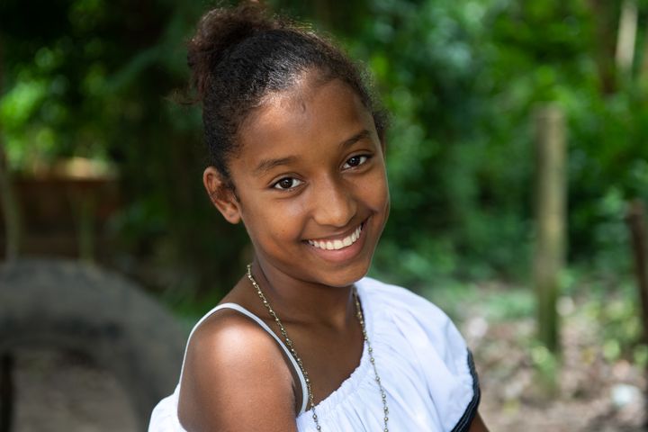 Claudia, 12 år fra Venezuela. Foto: Mats Lignell