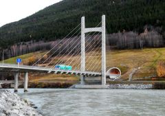 Teigkamptunnelen på E6 blir stengt i fem netter mens det pågår sikringsarbeid. (Foto: Knut Opeide / Statens vegvesen)