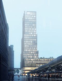 Nordisk lys fra Trelastgaten. Illustrasjon: Reiulf Ramstad Arkitekter og C F Møller