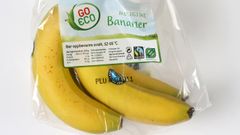 Go Eco-bananene. Fairtrade-sertifisert og debiosertifisert.