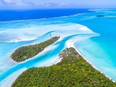 Lagunen på øya Aitutaki er kalt av Lonely Planet sin grunnlegger for verdens vakreste - og det er lett å forstå hvorfor.