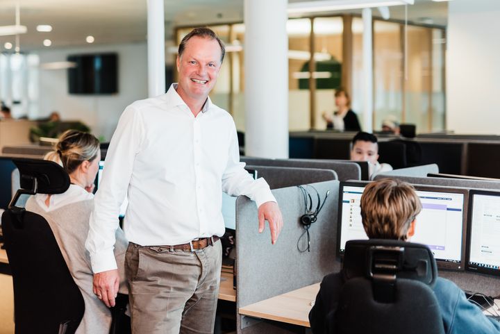 Leder-comeback: - Jeg var med å starte banken i år 2000 og ser nå frem til å lede oss gjennom en spennende fase, sier Øyvind Thomassen, ny daglig leder i Sbanken.