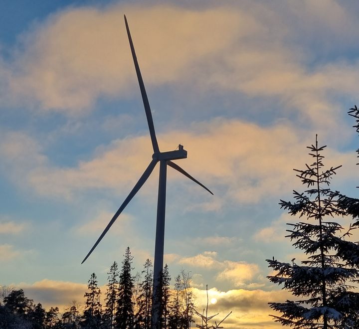 Kanonaden og Vattenfall fortsetter samarbeidet. Bruzaholm vindpark vil gi et viktig bidrag til strømforsyningen i Sør-Sverige. 
Bilde: Vattenfall.