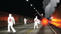 Når det brenner i en tunnel er det viktig at de først ankomne gjør ting i riktig rekkefølge. Ill.: Kjersti Magnussen/Teknisk Ukeblad