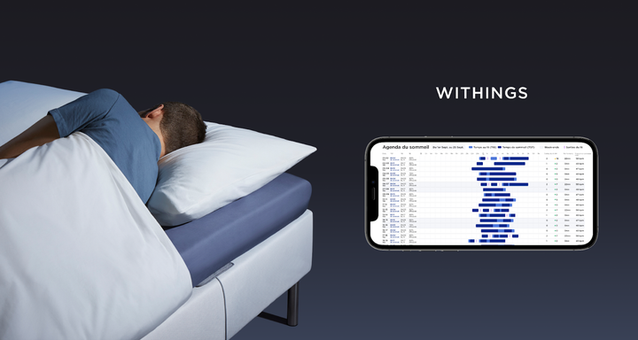 Få oversikt over din søvndata med WITHINGS nye Sleep Diary. Foto/ill.: Withings