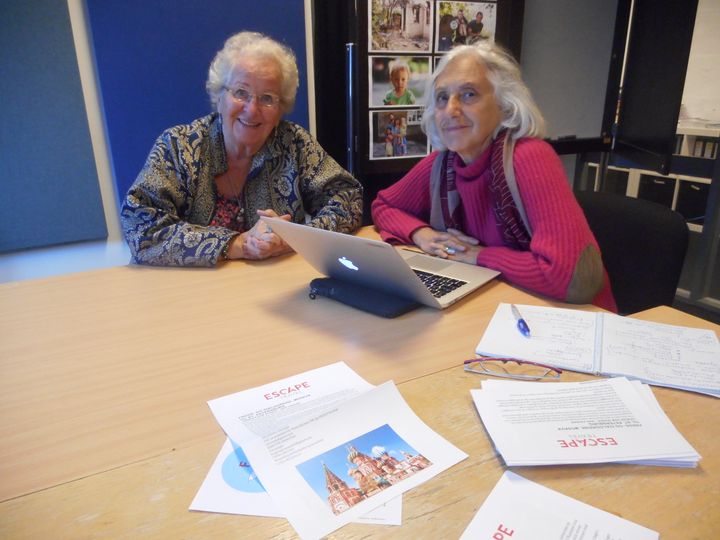 Fra venstre: Birgitte Grimstad og Ingeborg Breines. Foto: Trine Eklund.