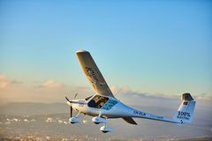Avinors elektriske fly over Oslo.