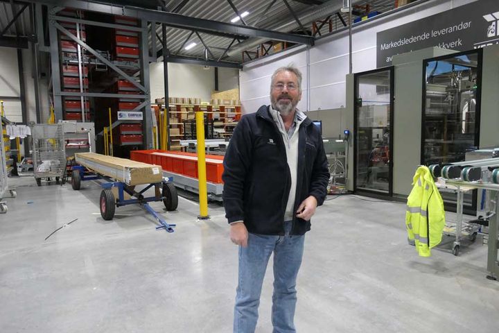 Ronnie Pedersen og Veranda AS har investert betydelige i nye lokaler og fabrikk. Foto: Harald Aase