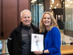 Bernt Humberset og Camilla Dahl Humberset er fylkesvinnere til prisen Årets ildsjel. Foto: Vetle Sebastian Nilsen Eggen