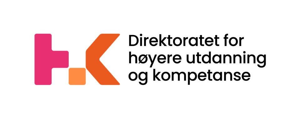 Logo Direktoratet for høyere utdanning og kompetanse bokmål