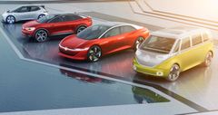 I.D., I.D. CROZZ, I.D. VIZZION og I.D. BUZZ. Volkswagen har allerede  presentert fire ID.-modeller som konseptbiler.