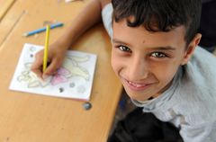 Denne uken er den internasjonale dagen for utdanning. Foto: UNRWA/Tamer Hamam
