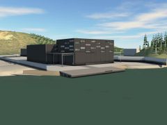 Illustrasjon nytt lager for Statnett i Skien