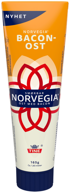 Norvegia® smøreost på tube Bacon