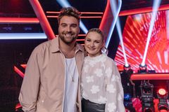 Semifinalister i The Voice 2019: Mentor Martin Danielle og Amanda Rusti.