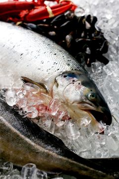 FERSK FISK PÅ DAGEN: Kolonial.no garanterer at du hos dem får fisken hjem til deg samme dagen som den er skåret og pakket. Foto: KOLONIAL.NO
