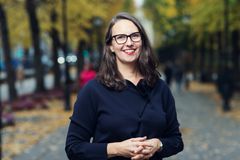 Advokatfullmektig i NBBL, Line C.B. Bjerkek. (Foto: Nadia Frantsen)