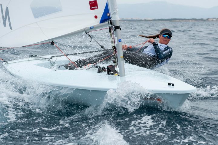 VM-HÅP: Line Flem Høst har klart OL-kravet i seiling, og er Norges fremste håp under VM i Laser Radial. (FOTO: Morten Jensen) (Free editorial rights):