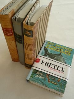 Unike notisbøker fra Fretex redesign får du hos Norli. Foto: Fretex