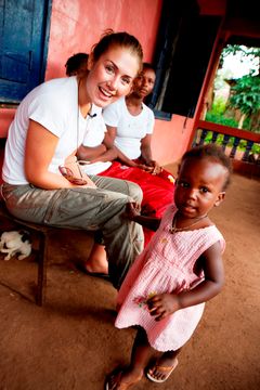 Tone Damli Aaberge i Sierra Leone