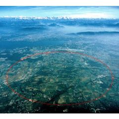 LHC er 27 km i omkrets (Foto: CERN)