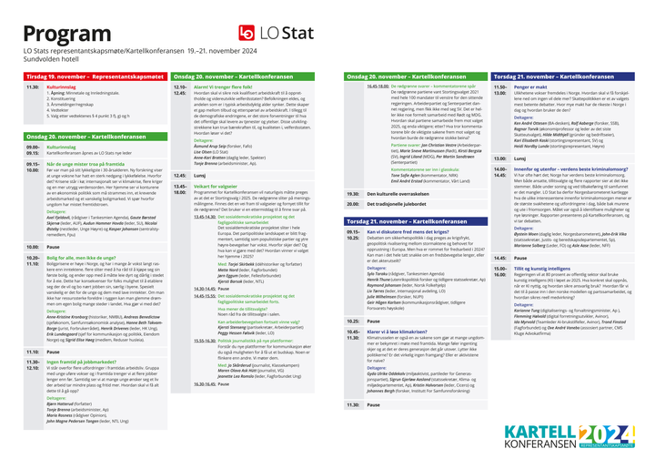 Program Kartellkonferansen 2024