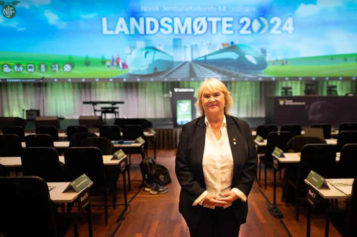 Jane Brekkhus Sæthre åpner landsmøtet i Norsk Jernbaneforbund i dag klokken 15.00