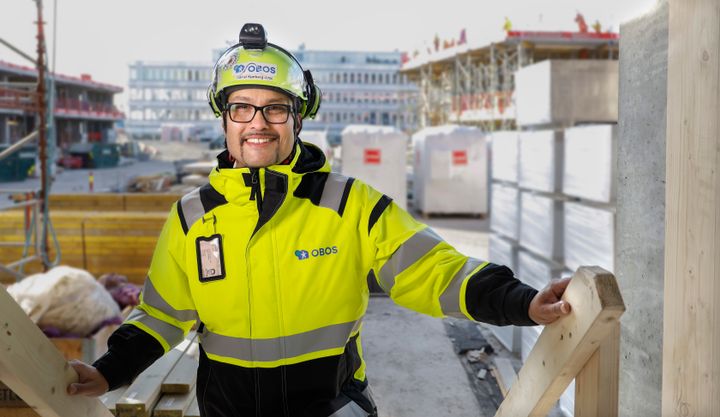 Konsernsjef i OBOS, Daniel Kjørberg Siraj.