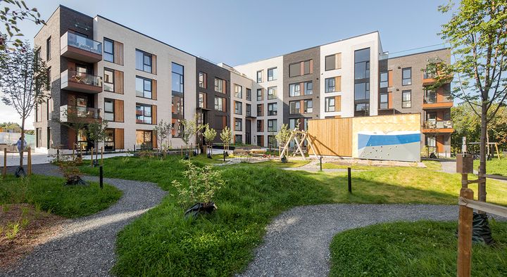 OBOS-prosjektet Storøykilen på Fornebu. Foto: Nyebilder