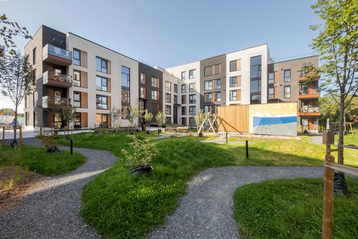 I Storøykilen på Fornebu bygger OBOS 400 boliger, bestående av leiligheter og rekkehus, med størrelse fra 40 til over 190 kvadratmeter.