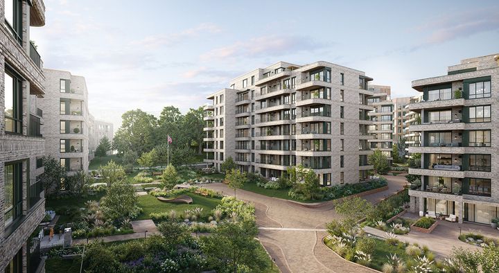 Slik kan det nye boligprosjektet Frøen Hage ved Diakonhjemmet i Oslo bli.