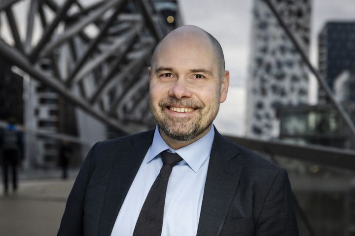 – At vi har en bærekraftig forretningsmodell for både små og store aviser, er helt unikt i en europeisk kontekst, sier konsernsjef Anders Opdahl. (Foto: Ihne Pedersen / Amedia)