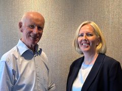Per Sanderud og Agnete Johnsgaard-Lewis.