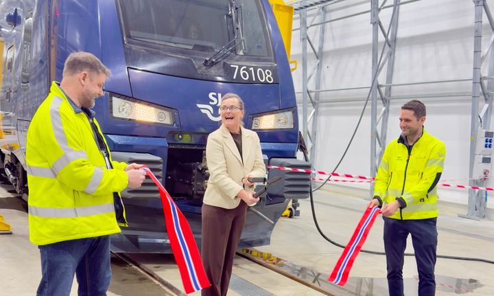 Snorklipping foran tog.